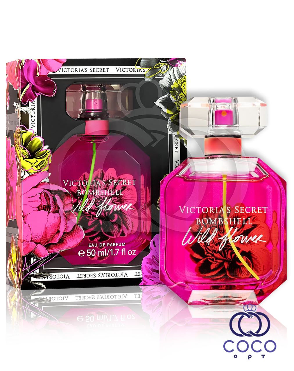 Парфюмированная вода VICTORIA'S SECRET BOMBSHELL WILD FLOWER EAU DE PARFUM (Оригинальное качество) 100 Ml ПАКЕ