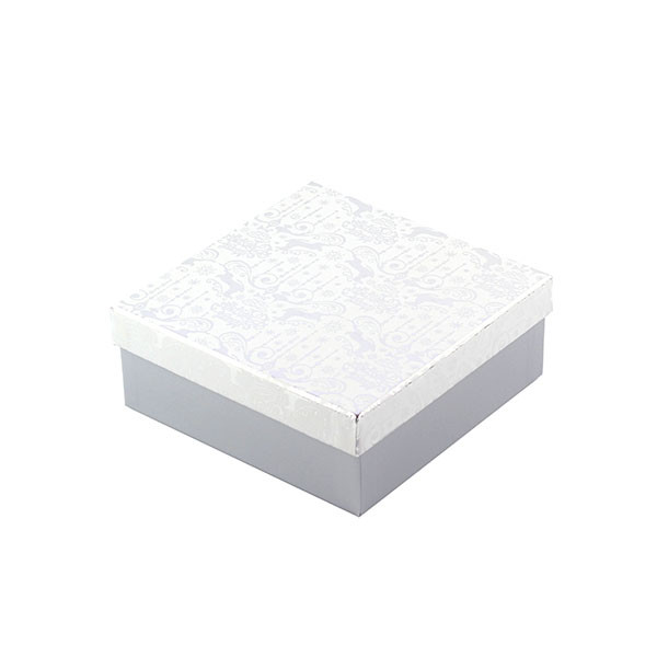 Коробка подарункова "Silver" 14 х 14 х 8 см