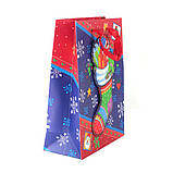 Пакет паперовий "Christmas" носок, 18 х 8 х 24 см, фото 2