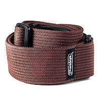 Ремень для гитары Dunlop D27-01BR Ribbed Cotton Strap Brown