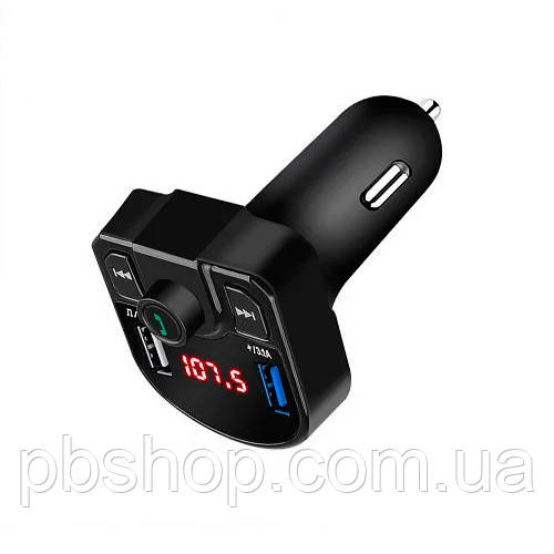 Автомобільний FM-модулятор Bluetooth 3.0 Handsfree 2x USB MicroSD, M9