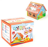 Детская игрушка «Деревянный домик-сортер, разноцветный». Производитель - Kimi (62216048)