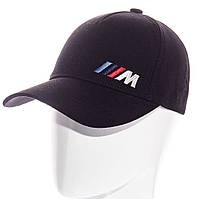 Бейсболка кепка с логотипом БМВ М BMW M плотная черного цвета