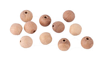 Бусина дерев'яна 13 мм, яблуня, нефарбована