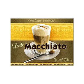 Магніт 8x6 см "Latte Macciato" Ностальгічне Art (14038)