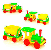 Детская игрушка «Поезд конструктор, разноцветный». Производитель - Kimi (52926048)
