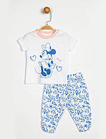 Пижама «Minnie Mouse, 6-9 мес (68-74 см), белый, синий». Производитель - Disney (MN13933)