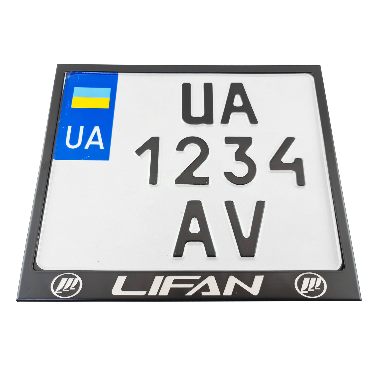 Рамка для мотономіра Lifan black mate метал