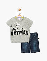 Костюм (футболка, шорты) «Batman DC Comics 6 лет (116 см), серо-синий». Производитель - Cimpa (BM15622)