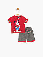 Костюм (футболка, шорты) «Mickey Mouse 12-18 мес (80-86 см), красно-серый». Производитель - Disney (MC15454)