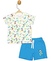 Костюм (футболка, шорты) «Mickey Mouse 86 см (1 год), бело-синий». Производитель - Disney (MC17254)