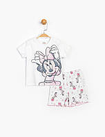 Костюм (футболка, шорти) «Minnie Mouse 1 рік (86 см), білий». Виробник - Disney (MN15483)