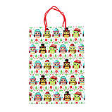 Пакет паперовий "Сови", 25 х 8,5 х 34,5 см, фото 2