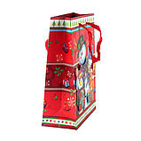 Пакет паперовий "Christmas" сніговик, 18 х 8 х 24 см, фото 2