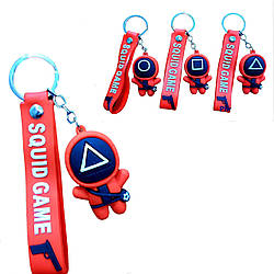 Брелок гумовий "Гра в кальмара"