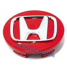 Ковпачки для оригінальних дисків Хонда (червоні)