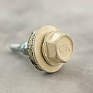 Саморіз 4.8х19 RAL 1015 для кріплення металевих листів внахлест WSBP Wkret-Met (250 шт/уп), фото 3