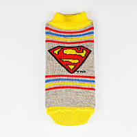 Носки «Супермен, размер 6-8 (0-6 мес), серо-желтый». Производитель - Cimpa (SM17046-3)