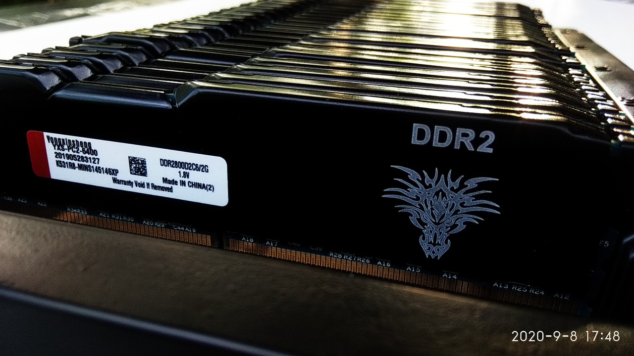 Оперативная память игровая DDR2 4Gb(2X2Gb) PC2-6400 800MHz. Intel&AMD (Новая) - фото 2 - id-p1571963741
