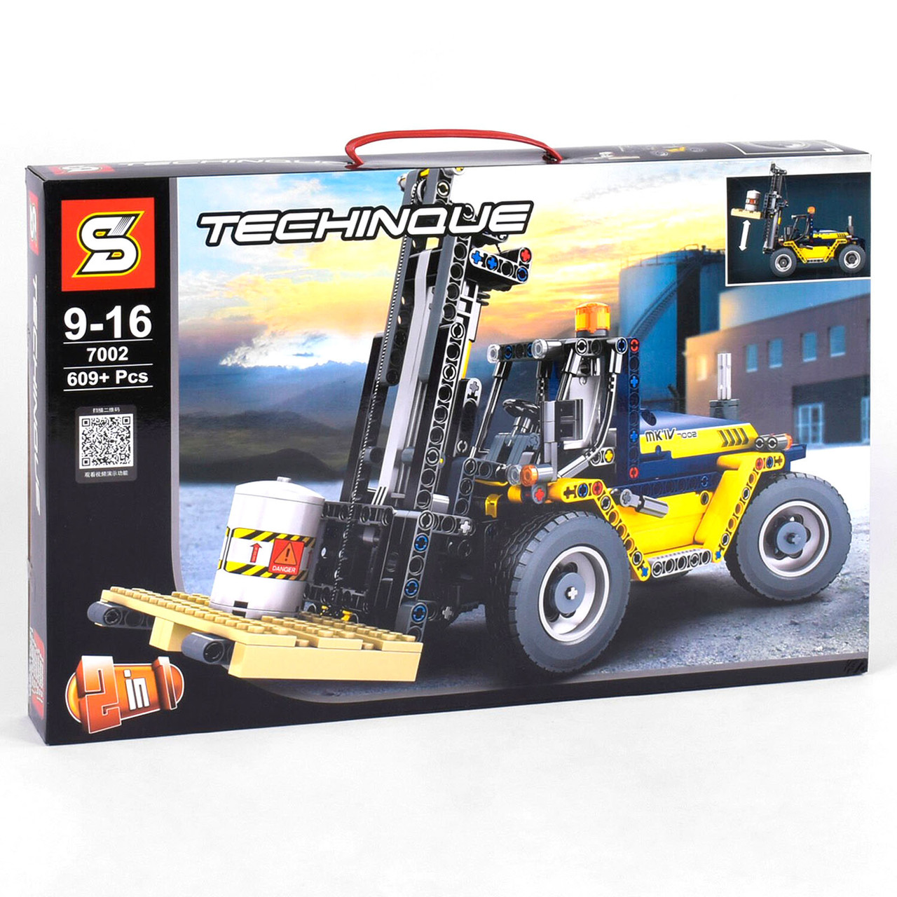 Конструктор «Спецтехника 2 модели 609 деталей, разноцветный ...