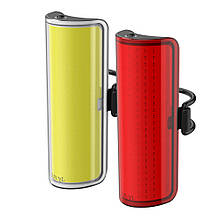 Мигалка передня і задня для велосипеда з акумулятором комплект Knog Big Cobber Twinpack 470/270 Lumens USB