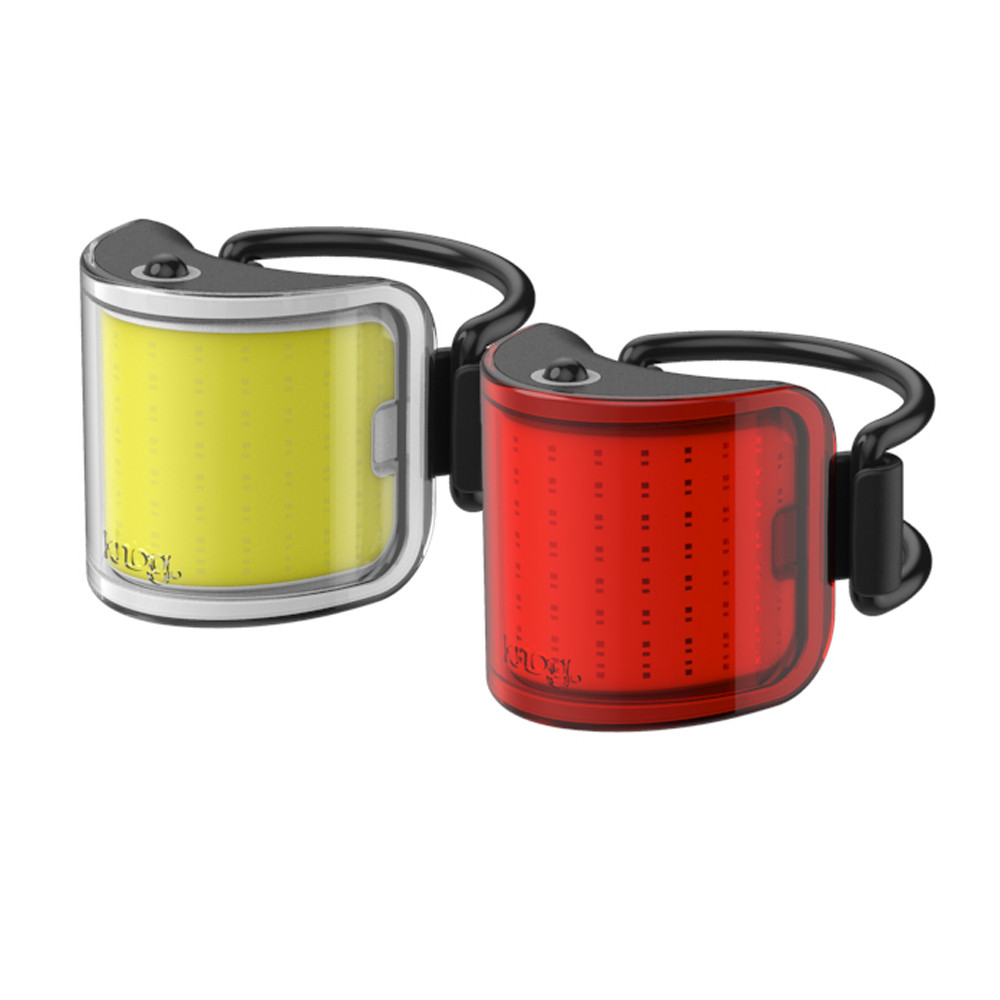 Мигалка передня і задня для велосипеда з акумулятором комплект Knog Lil' Cobber Twinpack 110/50 Lumens USB