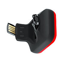 Мигалка задня для велосипеда з акумулятором водостійкий велоліхтар Knog Blinder X Rear 100 Lumens USB заряд, фото 4