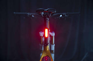 Габаритний ліхтар мигалка задня для велосипеда Knog Blinder Mob V Mr Chips 44, фото 5
