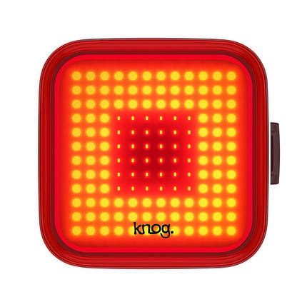 Мигалка задня для велосипеда з акумулятором водостійкий велоліхтар Knog Blinder Square Rear 100 Lumens USB, фото 1