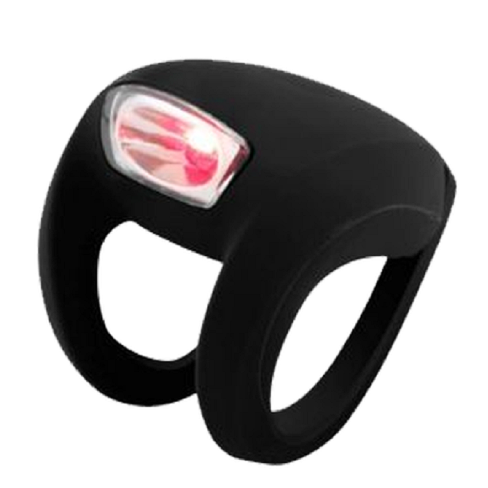 Мигалка задня для велосипеда водостійкий велоліхтар Knog Frog Strobe Rear 50 Lumens Black