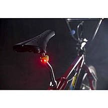 Мигалка задня для велосипеда водостійкий велоліхтар Knog Frog Strobe Rear 50 Lumens Black, фото 5
