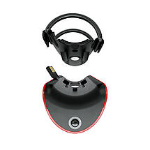 Мигалка задня для велосипеда з акумулятором водостійкий велоліхтар Knog Mid Cobber Rear 170 Lumens USB заряд, фото 5