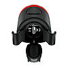 Мигалка задня для велосипеда з акумулятором водостійкий велоліхтар Knog Plug Rear 10 Lumens Black USB заряд, фото 6