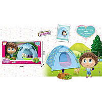 Детская игрушка «Кукла с палаткой 20 см питомец, разноцветная». Производитель - Kimi (104187048)