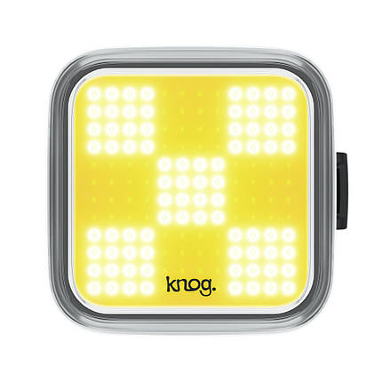 Мигалка для велосипеда передня з акумулятором водостійкий велоліхтар Knog Blinder Grid Front 200 Lumens USB, фото 1