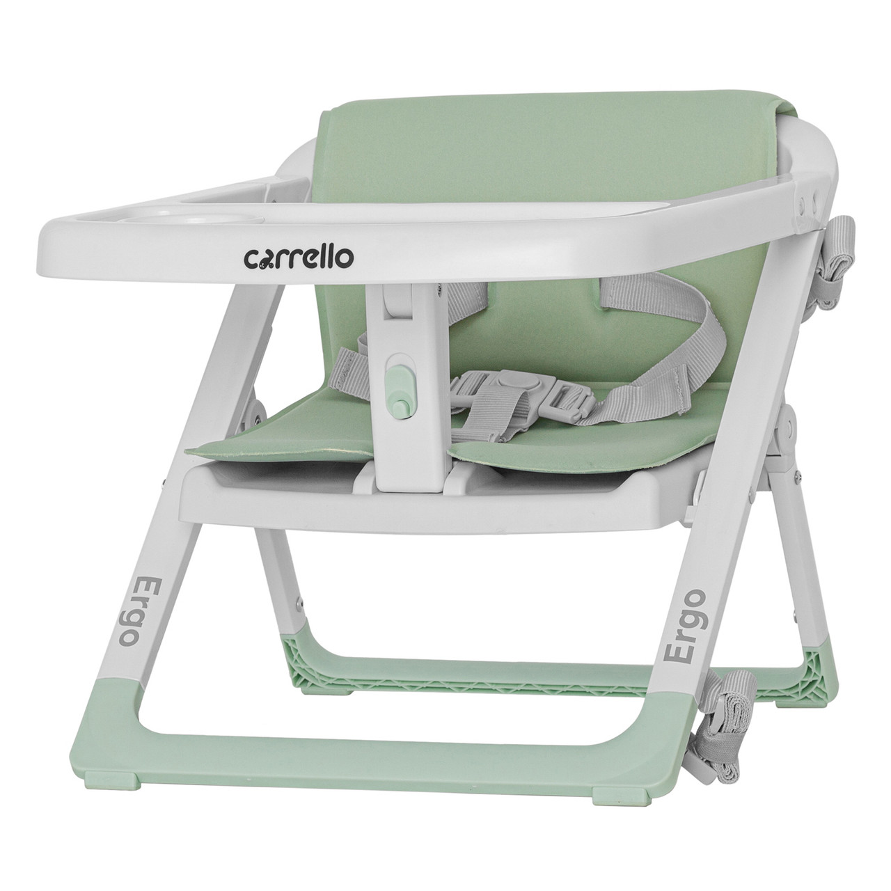 Стільчик-бустер для годування Ergo, «Carrello» (CRL-8403), колір Ash Green (пепільно-зелений)