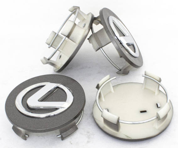 Ковпачки для оригінальних дисків Lexus (срібло), фото 2