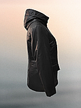 Стильна жіноча демісезонна куртка SK-38, чорна, фото 5