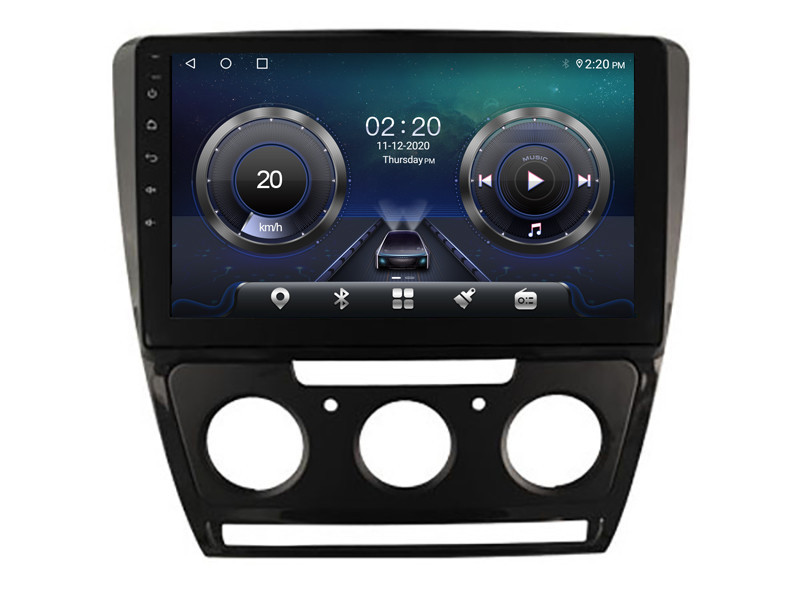 SKODA OCTAVIA 2007-2014 (Manual Air- Conditioner version) Штатна магнітола WITSON