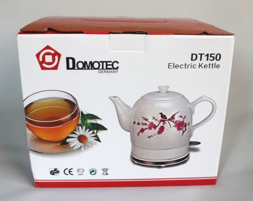 Чайник електричний керамічний Domotec DT-150