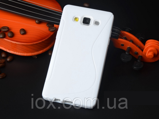 Силіконовий білий чохол для Samsung Galaxy A5