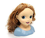 Манекен 8822 голова Софія для зачісок і макіяжу, музична, фото 6