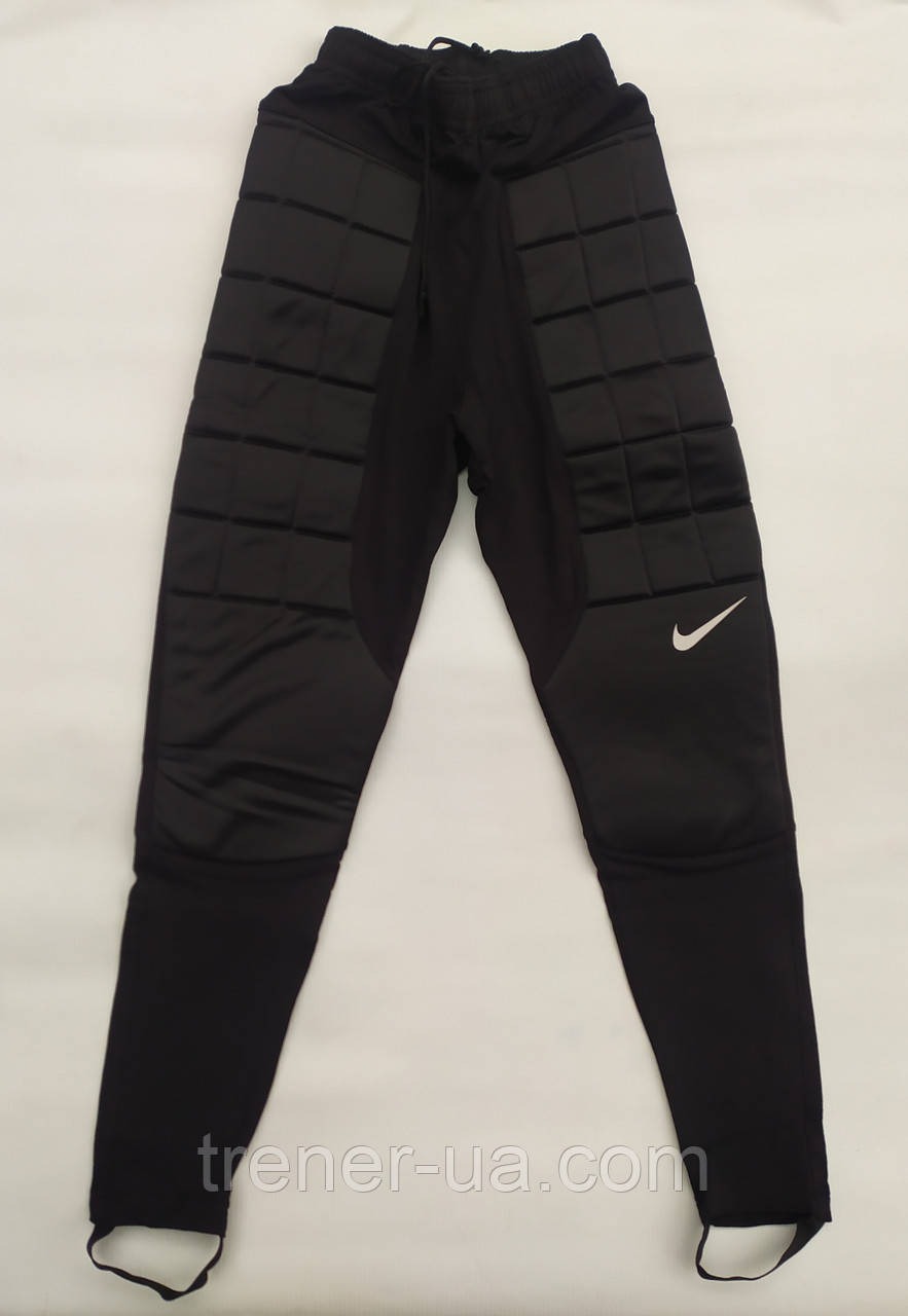 Воротарські штани дитячі в стилі Nike чорні