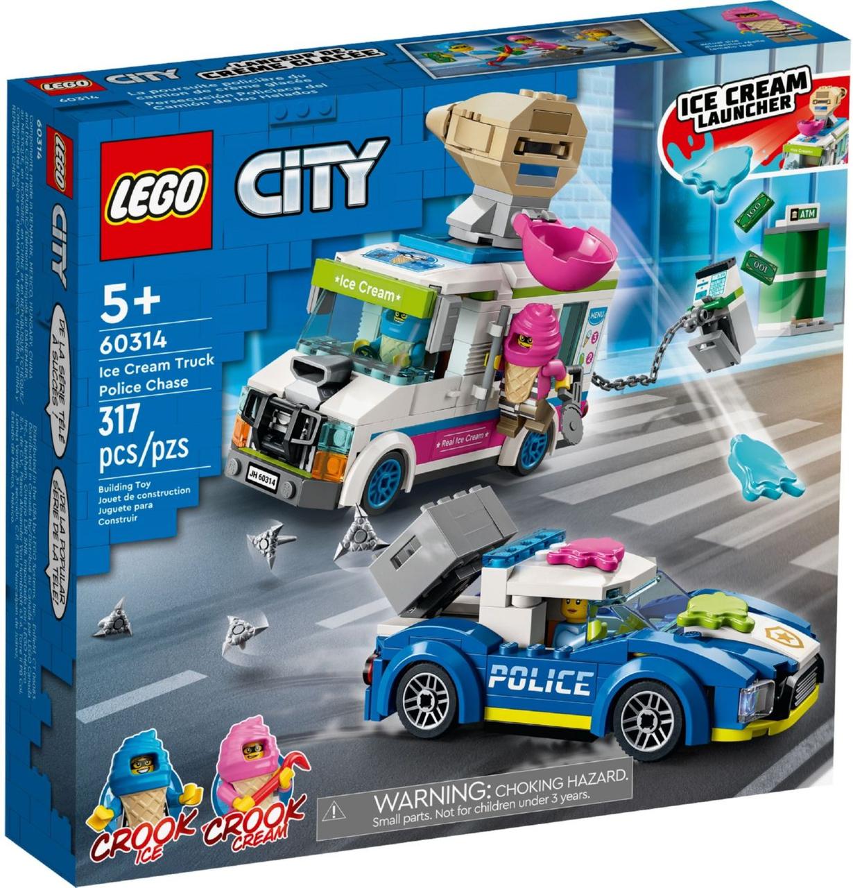Lego City Гонитва поліції за вантажівкою з морозивом 60314