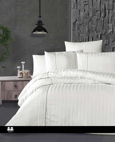 Постільна білизна First Choice Satin Deluxe Євро - Modalife White, фото 1