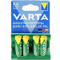 Аккумулятор Varta R6 (АА), 2700mAh Ni-MH, 4шт, ТОЛЬКО ОРИГИНАЛ