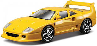 Автомодель Ferrari F40 Competition жовтий 1:43 Bburago 18-36000