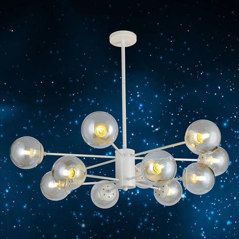 Люстра levistella в стилі модерн 7526033-12 WH+BR, фото 2