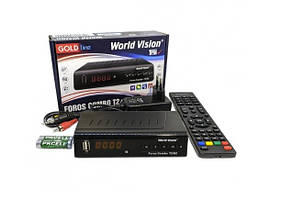 Цифровий TV-тюнер World Vision Foros Combo T2/S2/C — прошитий