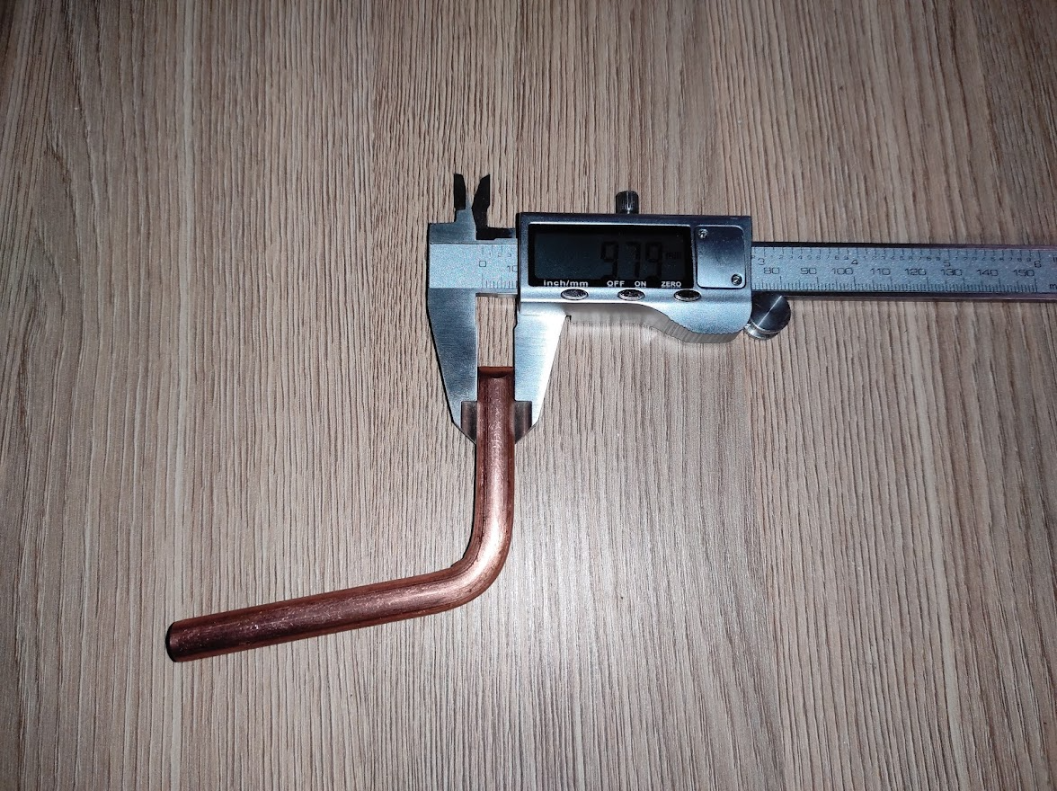 Мідне жало 10 мм. для паяльника 150 ватів/блакит 150 ватів, фото 1